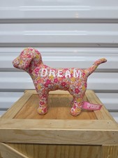 Victoria's Secret PINK Dog Plush Dream Flowers Floral Stuffed Animal New