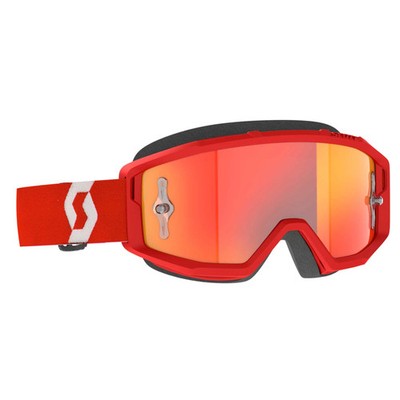 Scott PRIMAL Brille (rot/weiß) chromorange Gläser