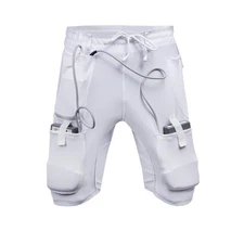 LVAD Medical Shorts Unisex for Heartmate 2 & 3 – Comfortable & Durable Blk/Wht