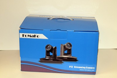 FoMaKo AI Auto Track HDMI PTZ NDI Cam - 20x  Zoom, LAN, USB3.0 PoE (NDI 6 & HX3)