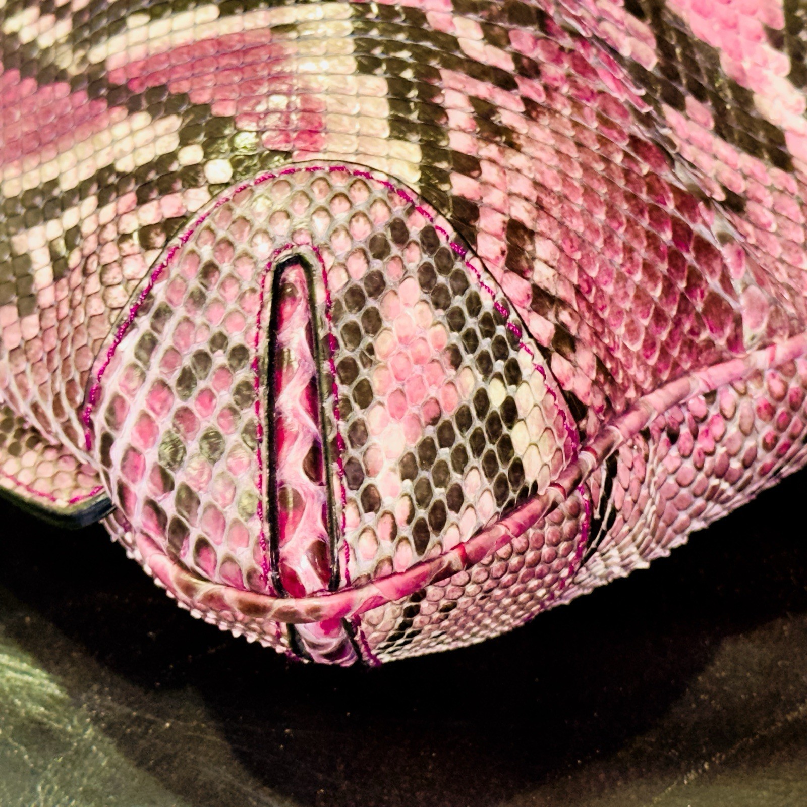 Michael Kors Collection Genuine Python Hobo Bag M… - image 5