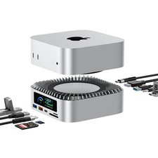All-in-Dock for Mac mini with Displays, NVMe/SATA SSD Enclosure, 4K60Hz HDMI,...