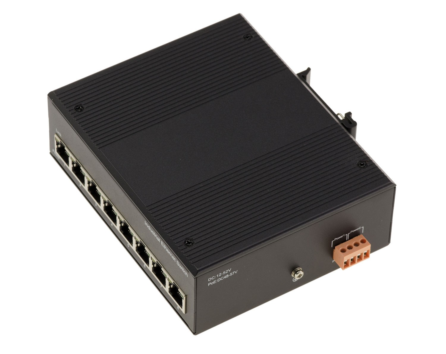 Switch réseau gigabit Ethernet 8 ports avec alimentation redondante