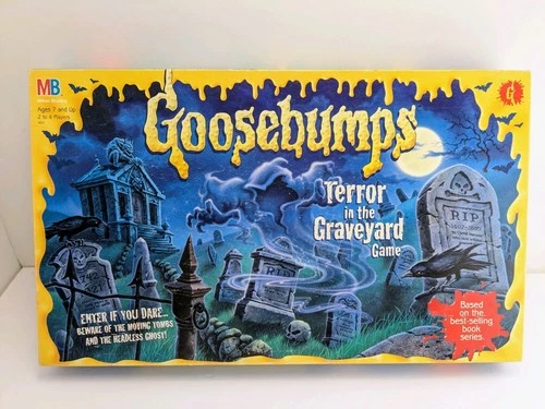 VTG 1995 Goosebumps Terror in the Graveyard Board Game COMPLETE MB Hasbro