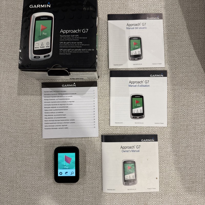 Garmin Approach G7 Touchscreen Golf Course GPS