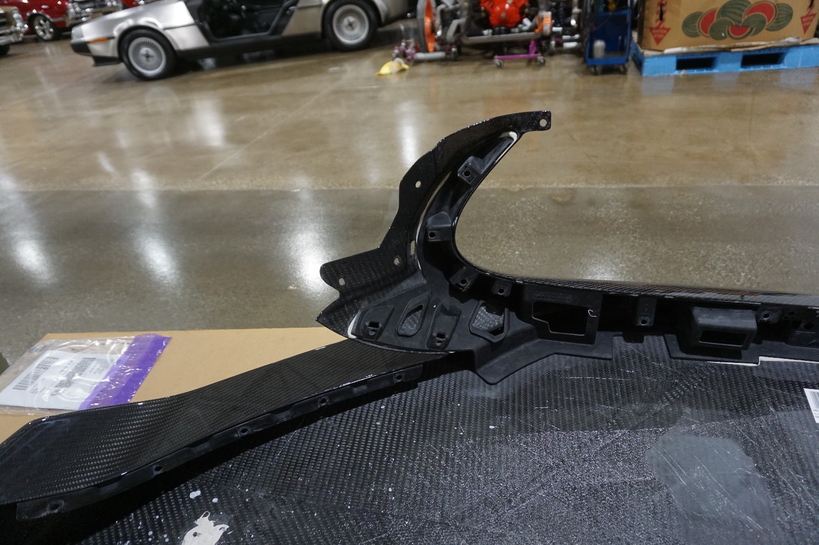 670175067 2022 Maserati MC20 Lower Front Bumper / Splitter Carbon Fiber Take Off