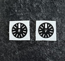 4x Delkim Txi-D Rx-D Ev-D Sticker Labels - Genuine R / V Decal Replacement