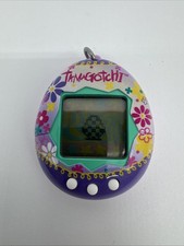 WORKING 2017 Bandai Tamagotchi Virtual Pet Purple Flower