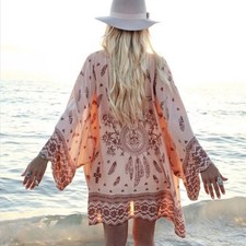 SPELL SPELL  THE GYPSY Feather Robe Kimono NWOT