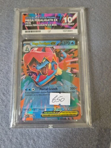 Mega Feraligatr Ex, Black Star Promo, Ace 10. Pop 1