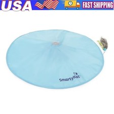 Hot Pursuit Electronic Concealed Motion  Light Cat Toy with Faux Fur Wand