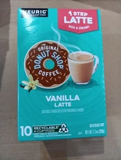 2 The Original Donut Shop, Vanilla Latte Keurig K-Cup Coffee Pods 10 Ct Total 20