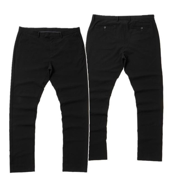 Men Ministry of Supply Trousers Black Viscose 34 /