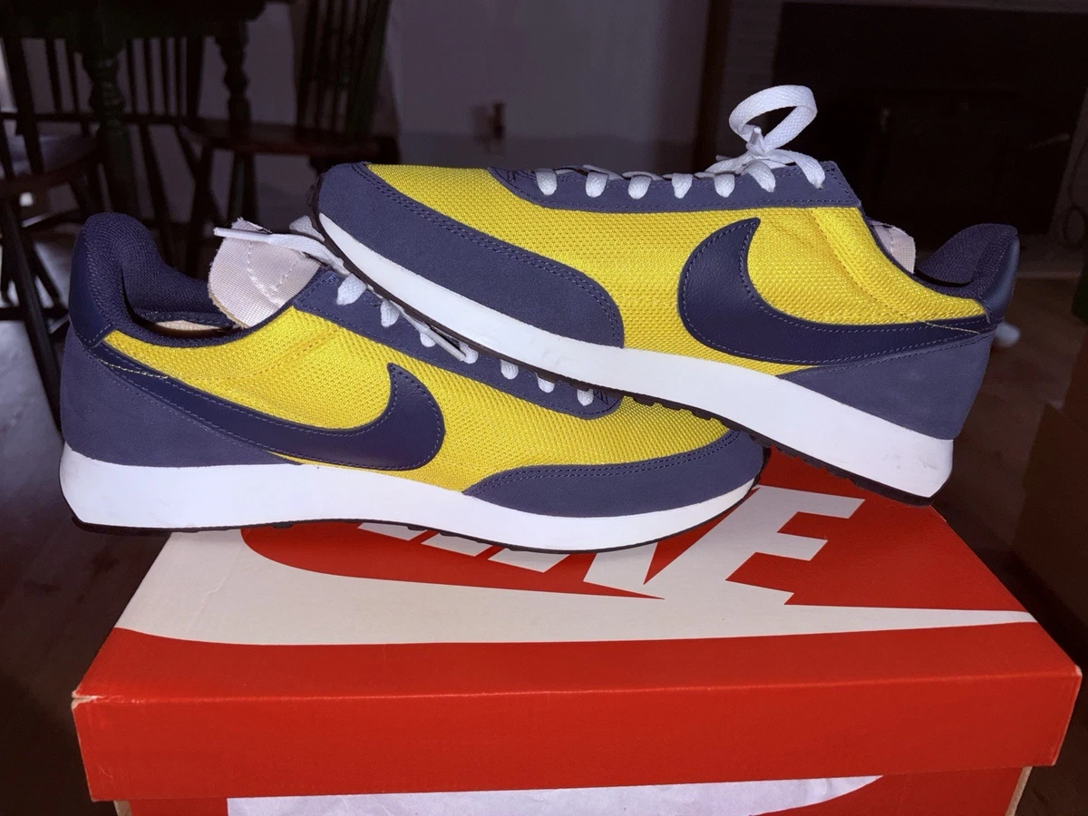 Nike Air Tailwind 79 Yellow Navy Michigan! 487754-702 Sz 9 Amazon.com | Nike Air Tailwind 79 Mens Running Trainers  main image 4