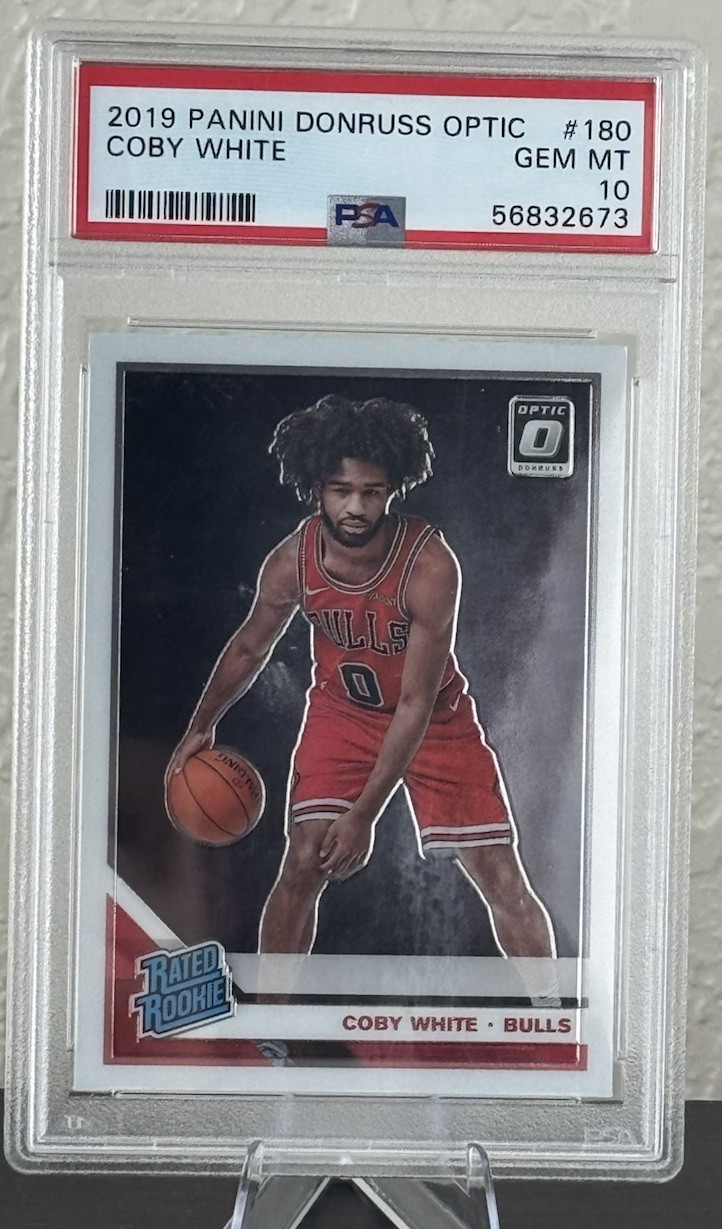 2019-20 Panini Donruss Optic Basketball Rated Rookie #180 Coby White RC Bulls