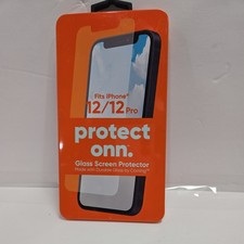 3 Pack Protect ONN iPhone 12 / 12 PRO Glass Screen Protector -NEW-