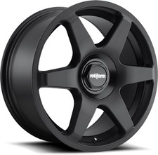 Alloy Wheels 18" Rotiform SIX Black Matt For Saab 9-2X 05-06