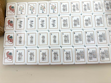 Mah Jong Tile Set White Lotus. Bamboo Dots Crackswinds Jokers Mah Jong Tile Set White Lotus. Bamboo Dots Crackswinds Jokers