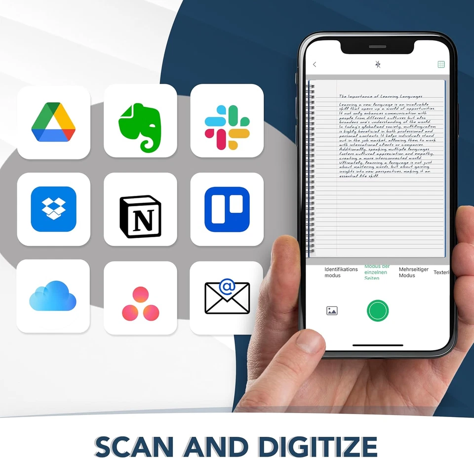 Taccuino Elettronico Digitale Riutilizzabile A4 Come Notebook Con Planner – Ios/ - Immagine 4 di 4