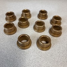 Oilite Flanged Bronze Bushings- 5/8" ID x 7/8" OD x 5/8"- FB-1014-5- Lot of 10