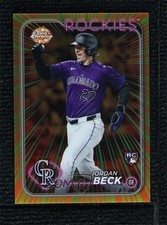 2024 Topps Chrome Update Radiating Rookies Jordan Beck #RR-29 05ns