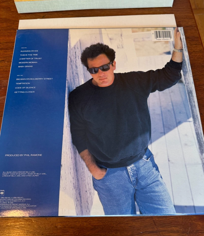 Billy Joel – The Bridge - 1986 Columbia OC-40402 Rock vinyl LP - EX+/VG+ Foto 2 de 4