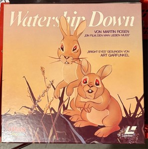 Watership Down Laserdisc Box-Set 1982 Atlas LaserVision DEUTSCH
