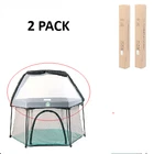 2 PACK Mesh Canopy for Pack N' Play Portable Playard by BabySeater