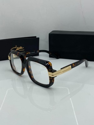 Cazal Glasses Square Havana Tortoise Golden Bold Sunglasses