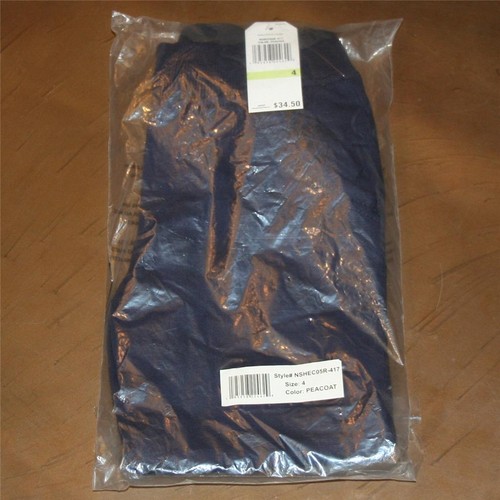 NAUTICA Girls Fleece Pull On Jogger Sweatpants Side Pockets 4 Blue Peacoat NEW - Picture 6 of 6