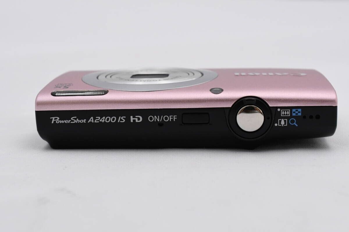 Canon デジタルカメラ ピンク　A2400 IS Canon PowerShot A2400 IS Pink 16.0MP Digital Camera English