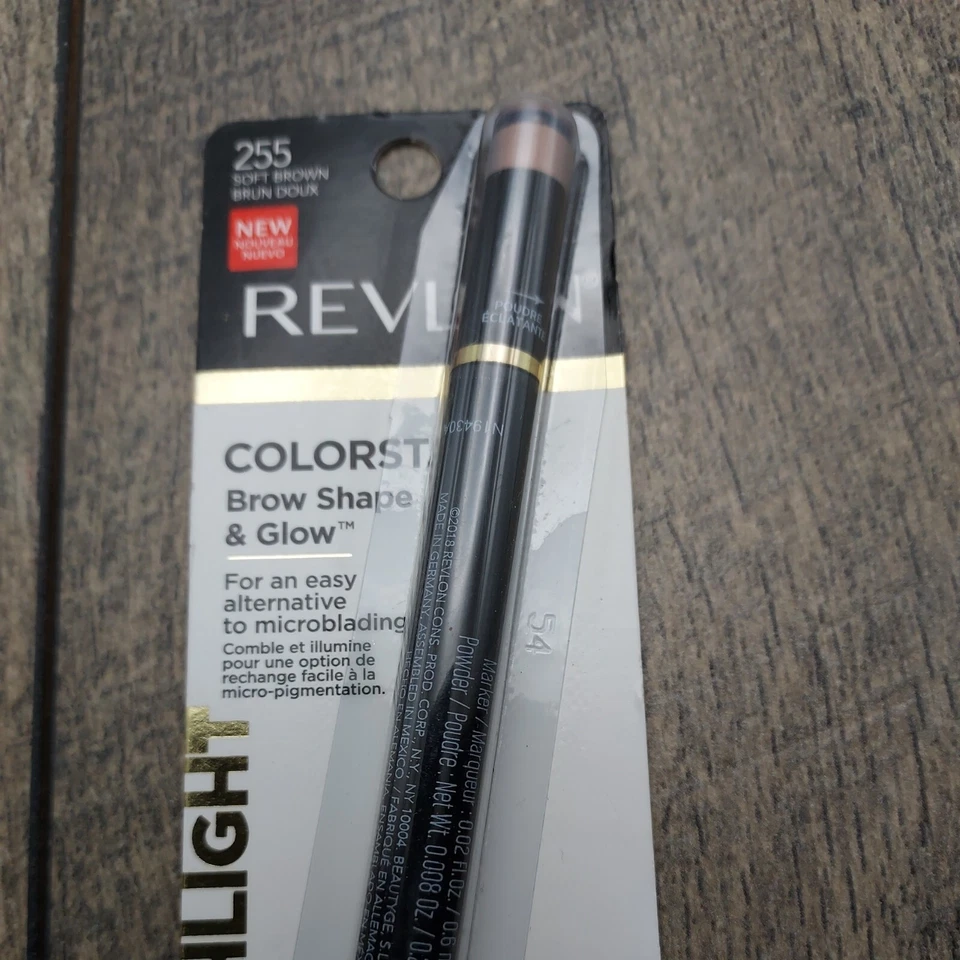 LOT OF 4 Revlon Colorstay Brow Shape & Glow #255 SOFT BROWN - Image 4 of 4