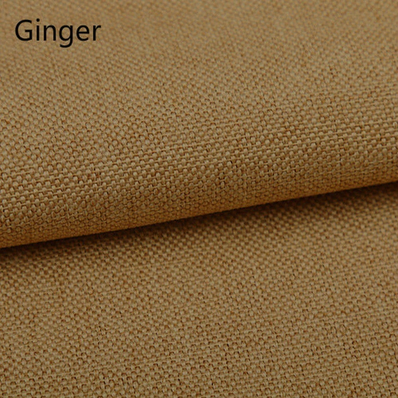 Cotton Linen Fabric Plain Cloth for Cushion Cover Sofa Pillow Solid Color Craft - Image 4 of 4