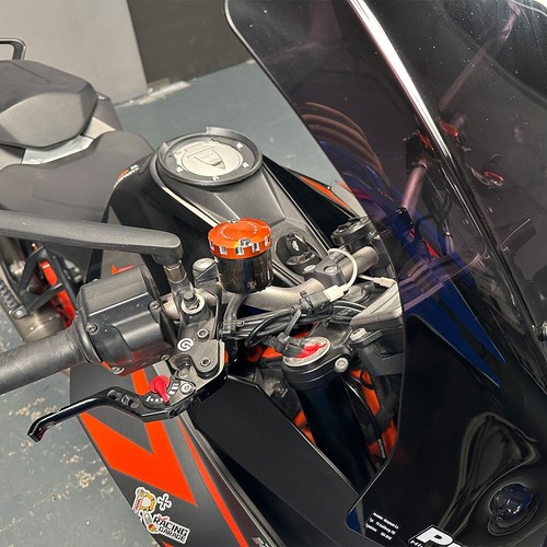 Brake Clutch Master Cylinder Reservoir Oil Fluid Cover For 1290 Super Duke R /GT - Picture 15 of 22