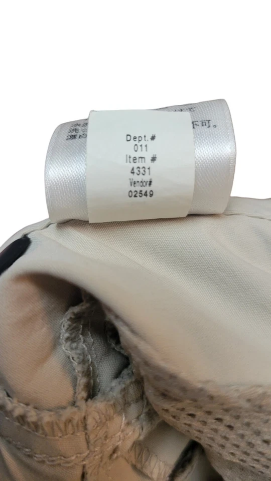 Pantalones deportivos de viaje para mujer Eddie Bauer caqui de nailon/spandex talla 10 Foto 3 de 4