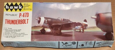 HAWK 1/48 Republic P-47D THUNDERBOLT WW2 Fighter
