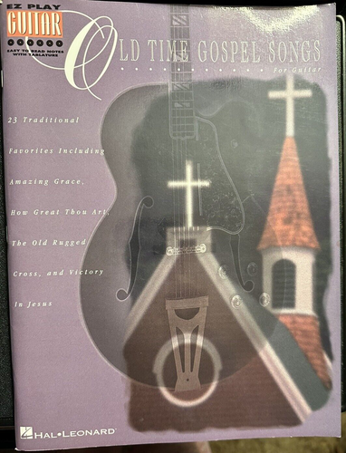 OLD TIME GOSPEL SONGS Sheet Music E-Z Play Guitar HAL LEONARD, 1996 - Picture 1 of 4