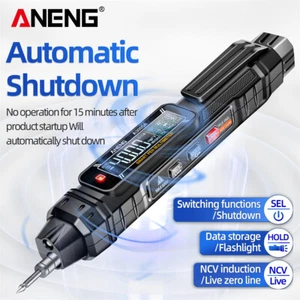 ANENG Stylo multimètre numérique professionnel AC/DC Essais de tension essentiels pour