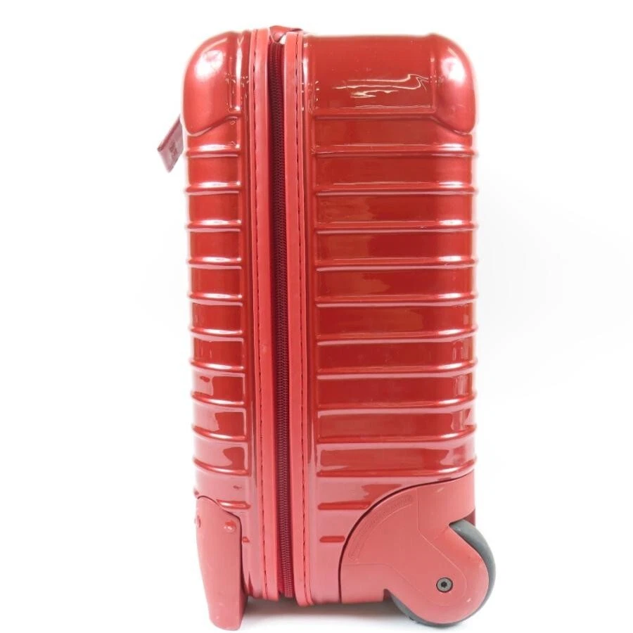 Bolsa de transporte Rimowa Salsa Delax bolsa de negócios PVC vermelha 39x39x19cm usada - Imagem 4 de 4