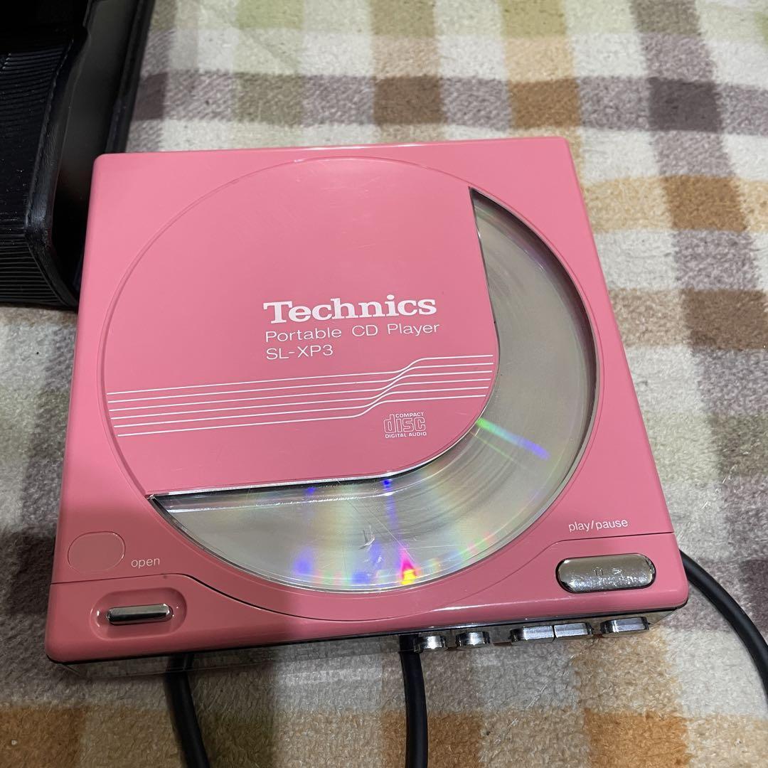 ジャンクTechnics SL-XP3 ポータブルCDプレーヤー