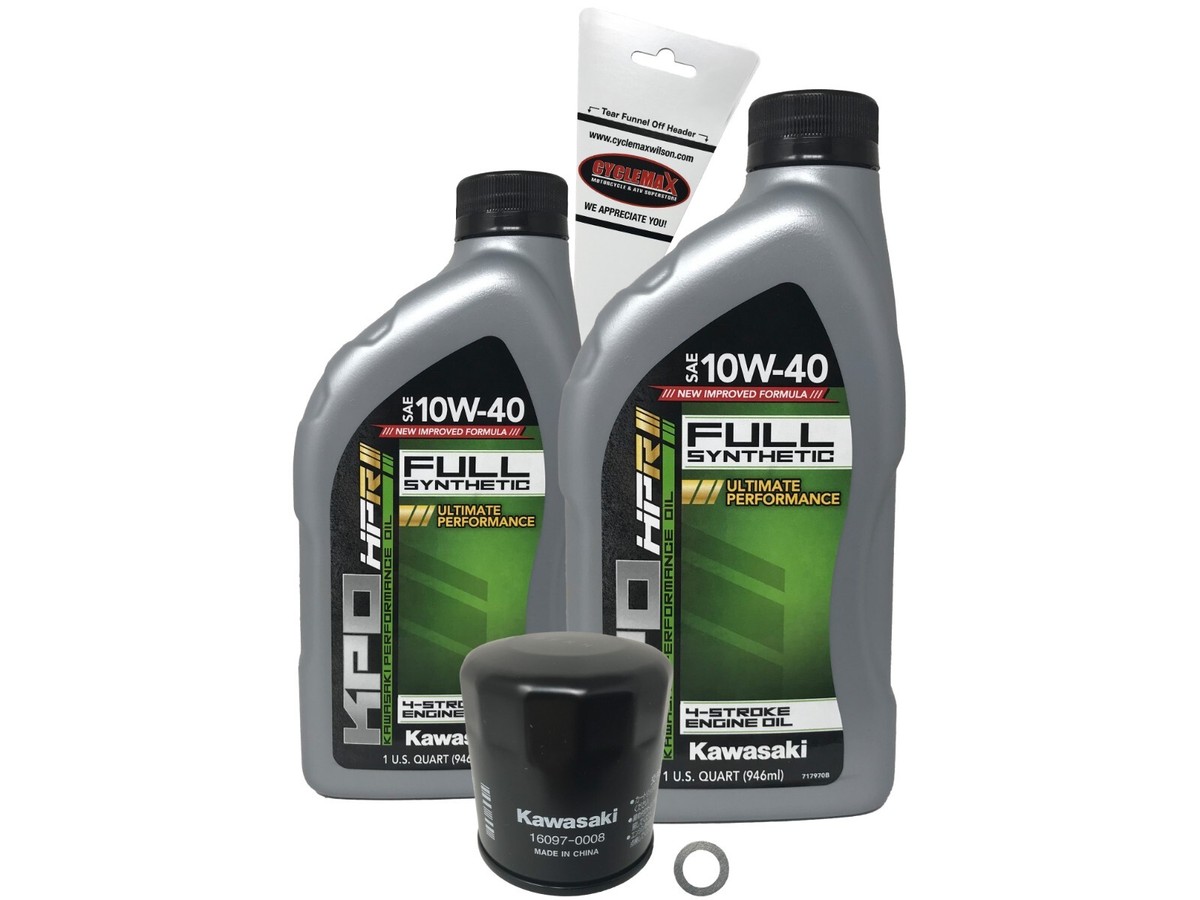 Kawasaki OEM Full Synthetic Oil Change Kit for 2006-2021
