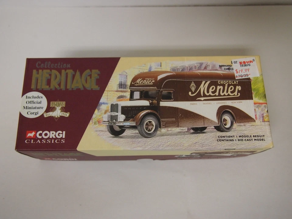Corgi 72006 Bernard Type 110 Fourgon Chocolat Menier 1:50 truck 1998  - Image 2 of 4