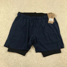 Rossignol Trail Shorts Mens Large Navy Blue New