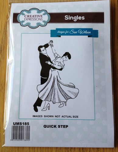 Creative Expressions Singles Pre-Cut Stamp - Quick Step