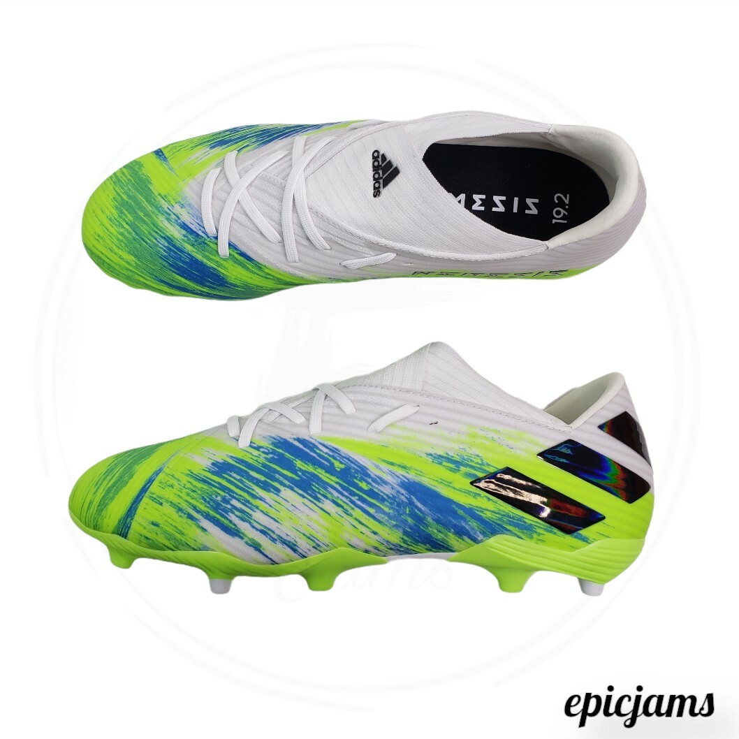 adidas Size 10.5 Nemeziz 19.2 FG Soccer Cleats EG7220 Signal Green New  193101096093 | eBay