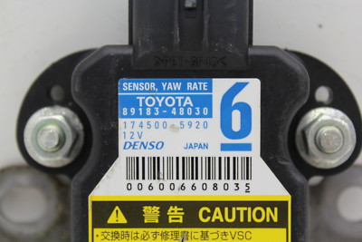 10-16 Toyota Prius 89183-48030 YAW Rate Stability Control 10-16 Toyota Prius 89183-48030 YAW Rate Stability Control