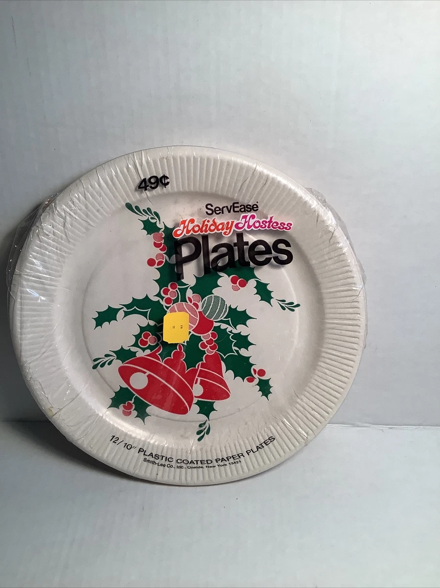 Vintage Christmas Paper Plates