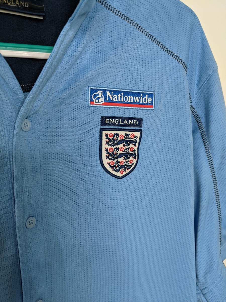 タグ付新品貴重umbro イングランド代表 M 90s ヴィンテージシャツ Vintage 90' Umbro football Big logo shirt size Large Adult