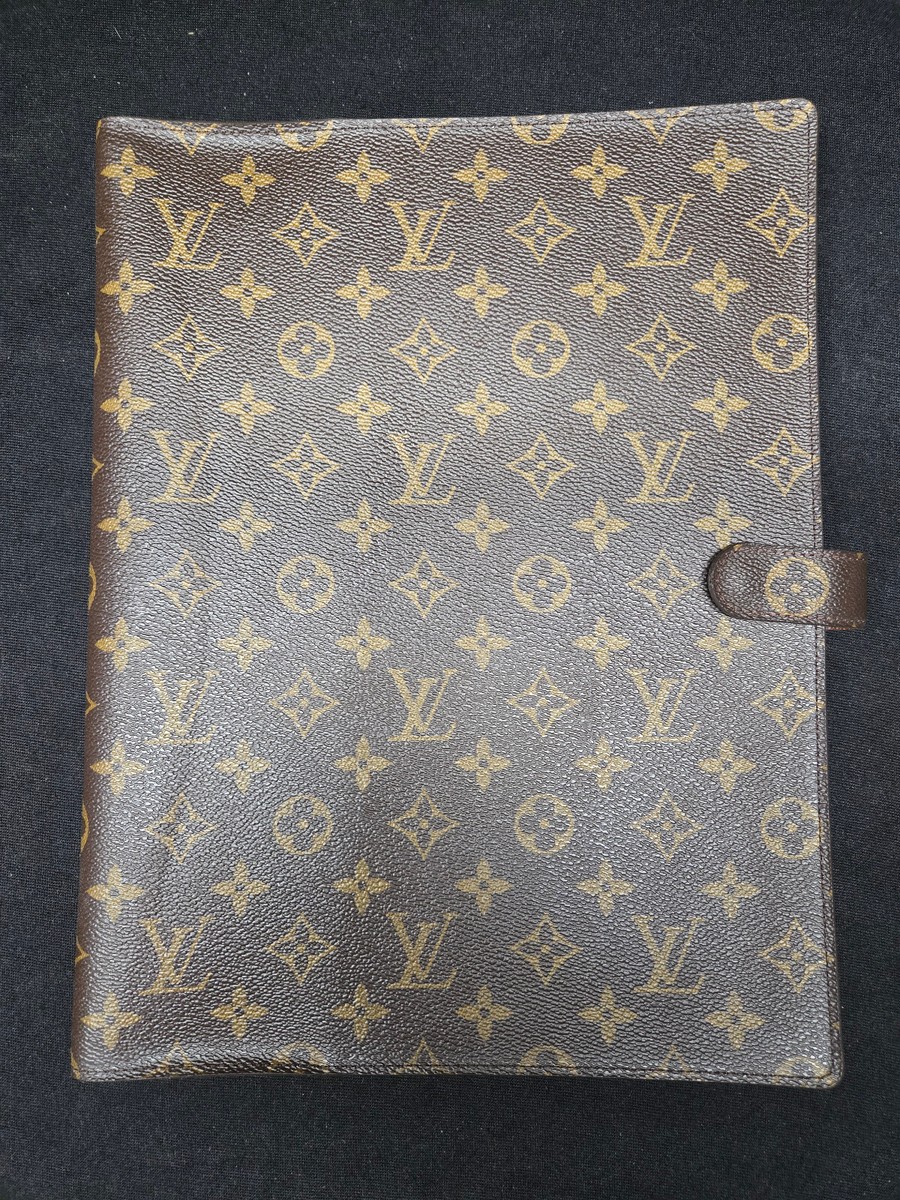 Louis Vuitton Monogram Couverture Bloc A4 Notebook Cover