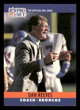 1990 Pro Set #94 Dan Reeves Denver Broncos